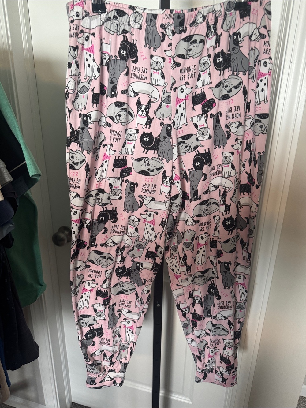 Secret Treasures Pink Dog-Print Lounge Pants